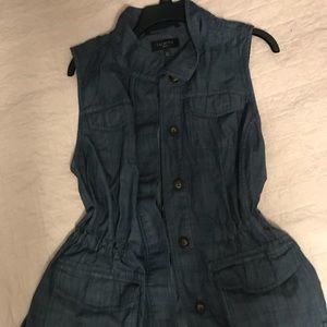 Dark blue Jean vest